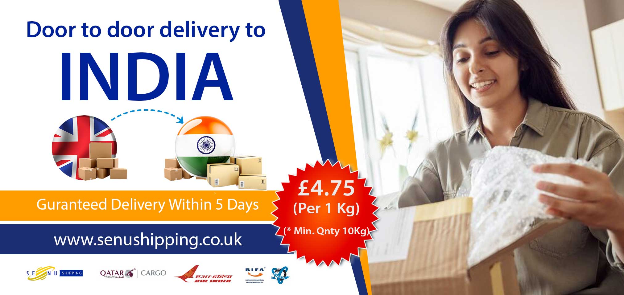 send parcels to india from uk
